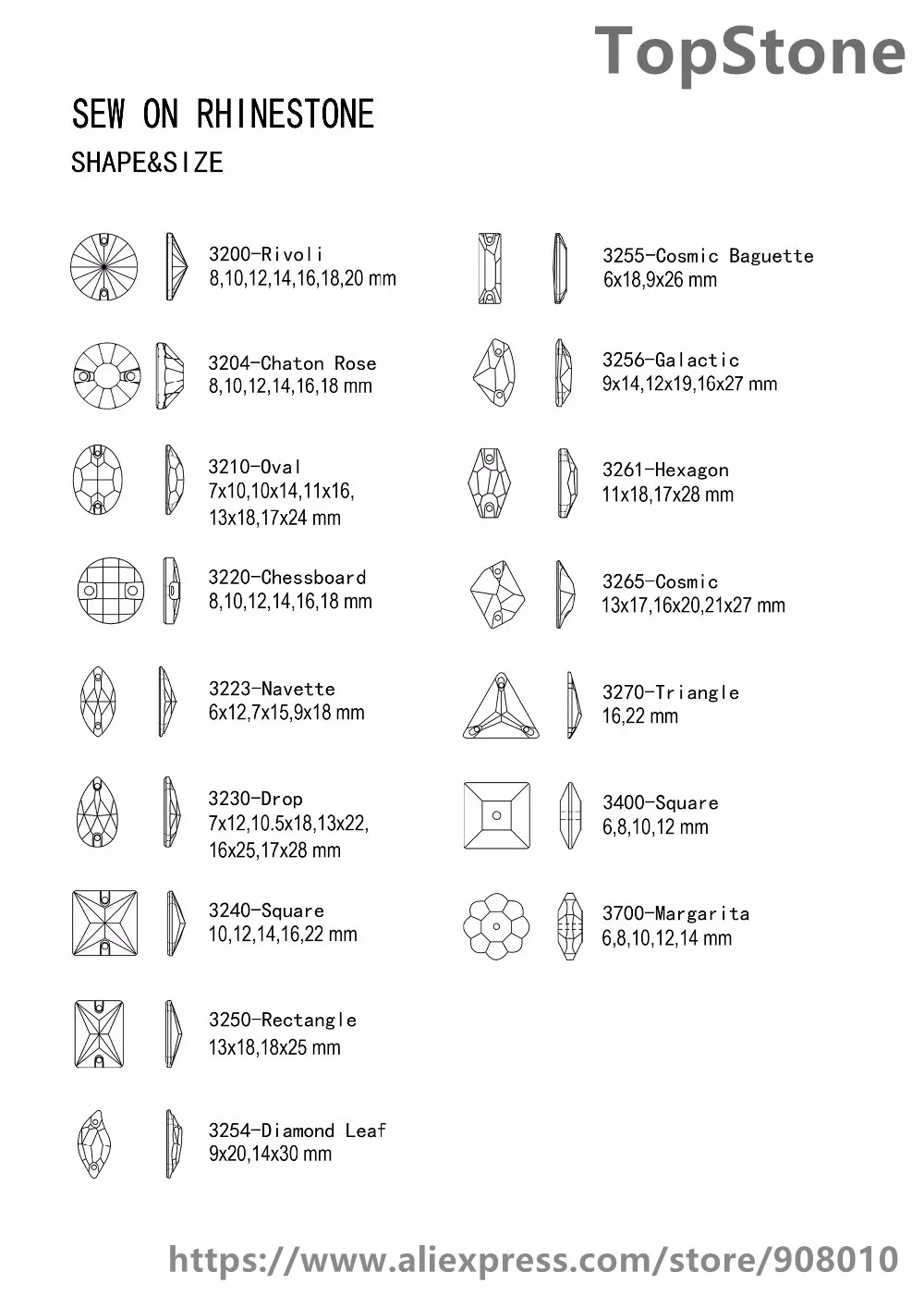 TopStone 3230 голубой циркон K9 стеклянный кристалл капля пришивной камень с плоской