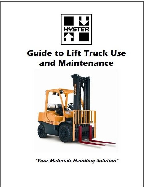 Hyster Literature/производственный пакет 2017 для всех моделей (гарантийный сертификат