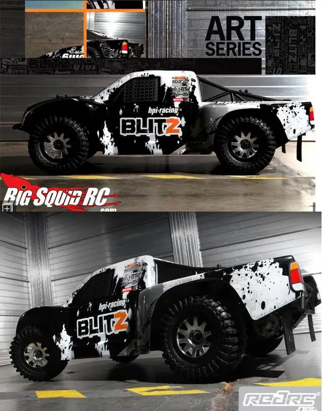 1/10 Truggy грузовик RC автомобиль HPI гоночный BLITZ 109876 SKORPION окрашенные тела короткий
