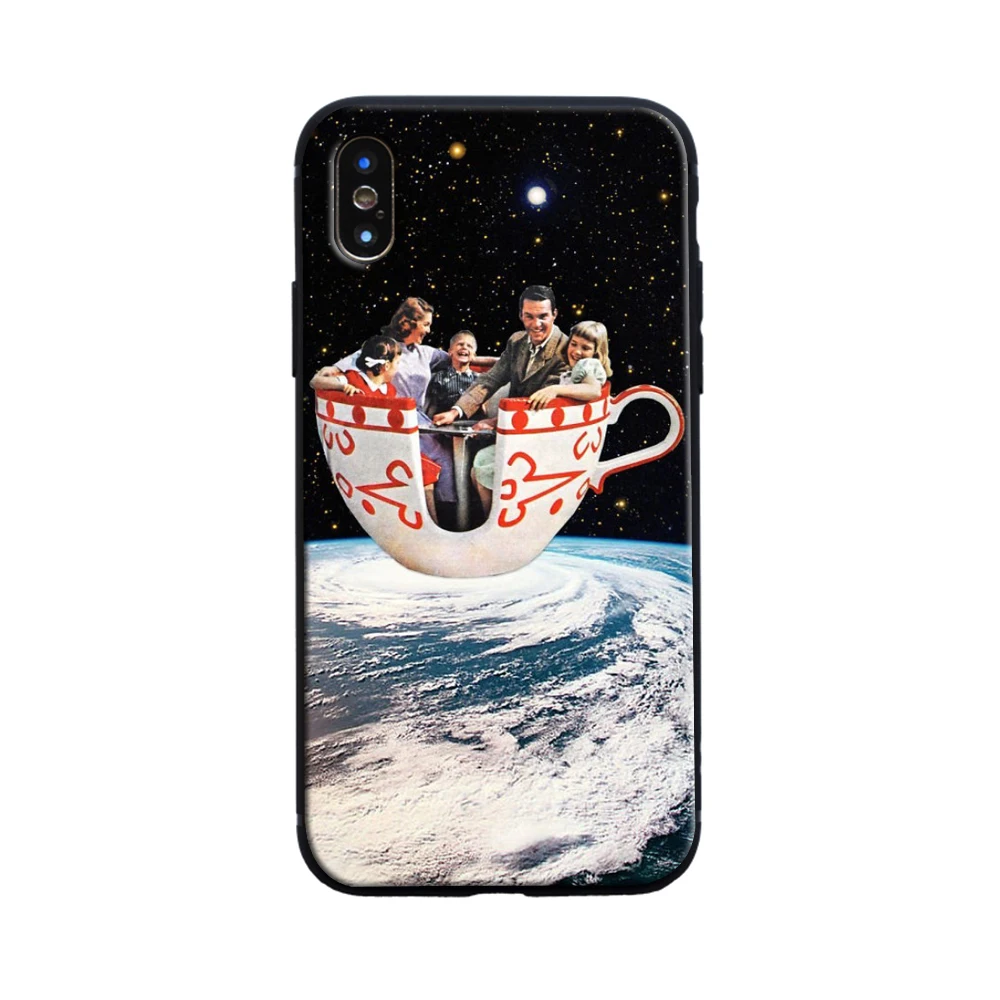 Thetic collage эстетический хиппи чехол для телефона чехол для Apple iPhone 5 5S SE 6 6plus 6s 6s Plus 7 7Plus 8 8Plus X xr xs max
