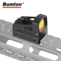 tactical reflex mini red dot sight scope with ventilated mounting and spacers for hunting airsoft pistol hunting accessories 535