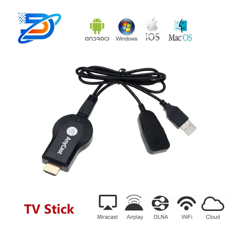 Приемник для телевизора Anycast ezcast HDMI Wi Fi 128 м|SmartTV-стики и тюнеры| |