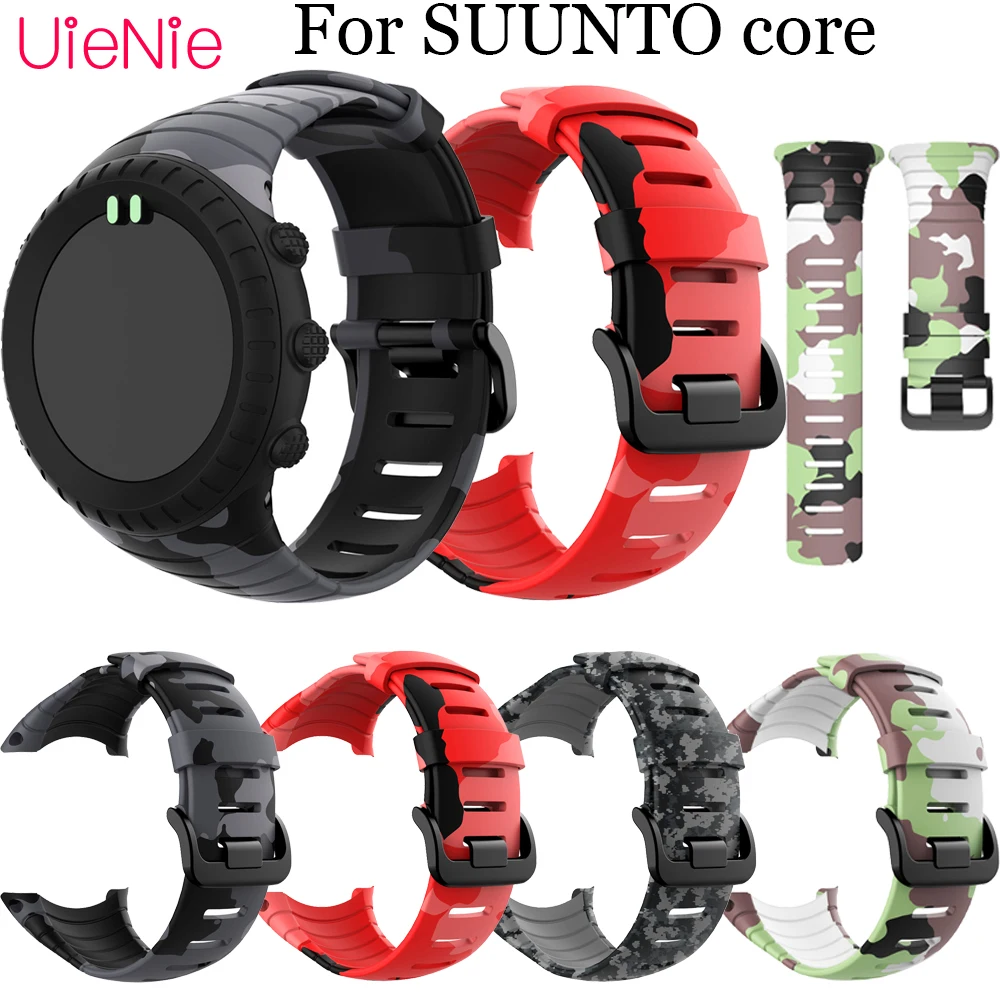 Ремешок силиконовый для смарт часов SUUNTO Core Frontier/ Классический сменный Браслет с