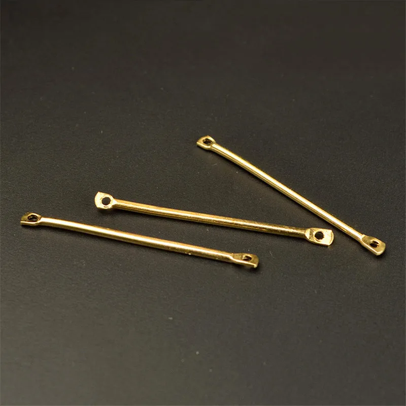 500 шт. длинные цилиндрические соединители для сережек