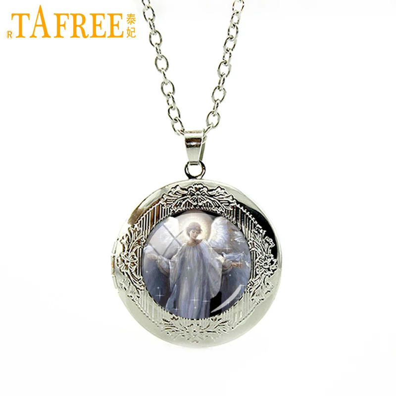 TAFREE A Женское Ожерелье с ангелом Deity кулон классическое модное ожерелье со