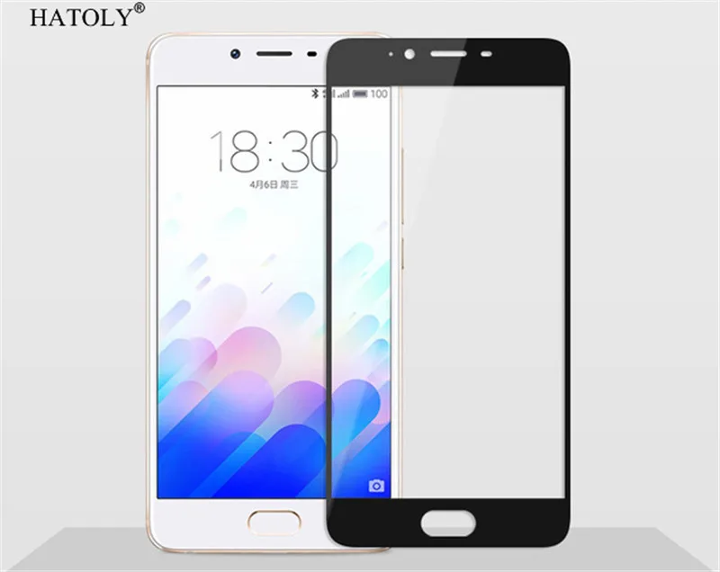 2 шт Полное покрытие экрана протектор стекло для Meizu E2 анти-Браст закаленное