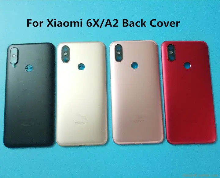 Для спортивной камеры Xiao mi 6X оригинальная задняя крышка для спортивной камеры Xiao mi A2 Батарея крышка mi A2 металлический Корпус Дверь чехол Замена
