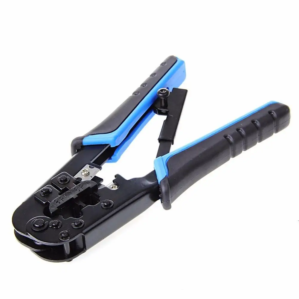 Двойной модульный обжимной инструмент для сетевого кабеля набор резки и