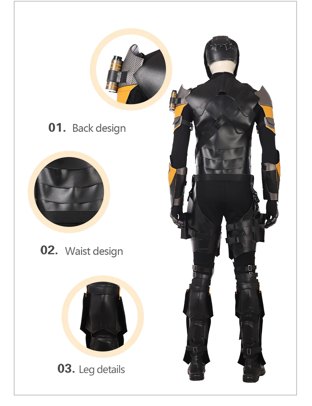Deathstroke косплей костюм для мужчин полный набор Слэйд Джозеф Вилсон Косплей Костюм Хэллоуин костюмы для мужчин на заказ