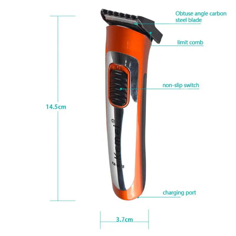 Kemei KM-607B машинка для стрижки волос Бритва