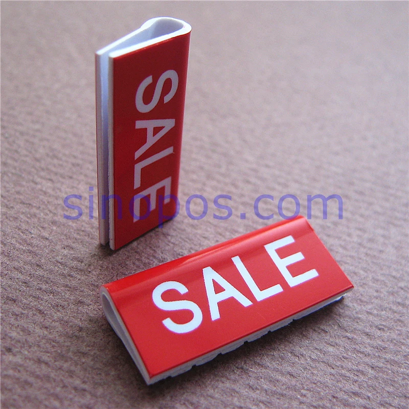 Пластиковая распродажа бирок-зажимов 25 мм обувные джинсы этикетки для