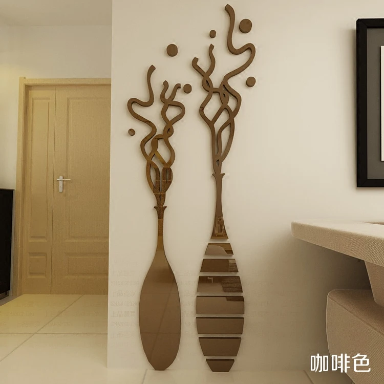 Поп арт &quotсделай сам&quot цветные настенные наклейки 3D гостиная пальто с