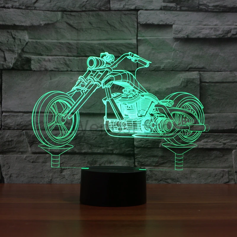 Светодиодный ночник для мотоцикла 7 цветов светодиодный мотоцикла|table lamp|lamp table