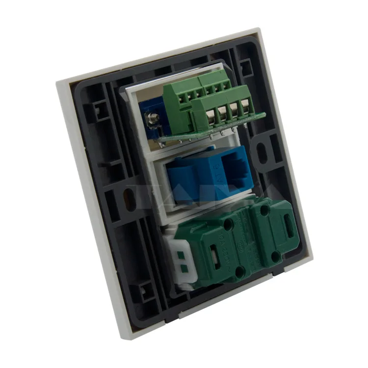 VGA (винтовой разъем) + RJ45 Поддержка настенной пластины питания сделай сам|wall plate|power