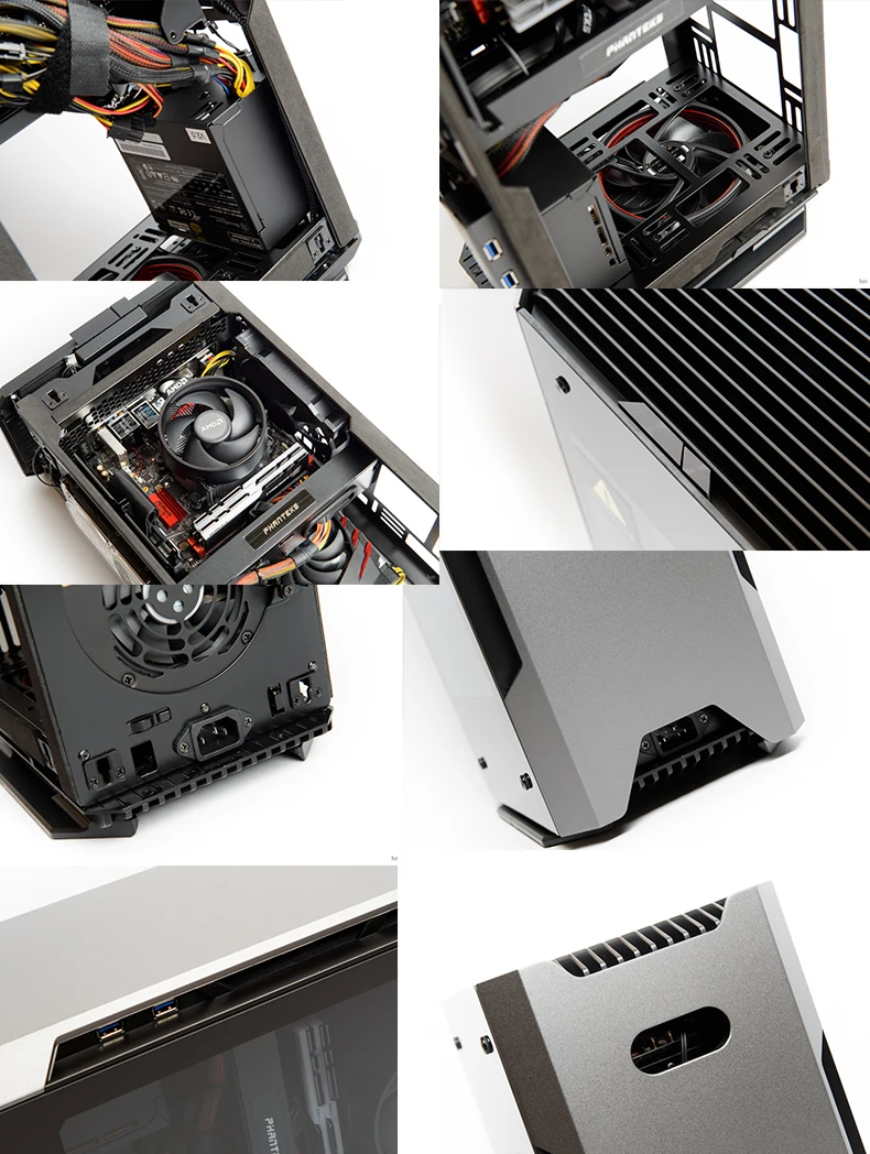 Компьютерный корпус PHANTEKS 217E ITX RGB(поддерживает SFX power/long graphics/multi-стиль размещения