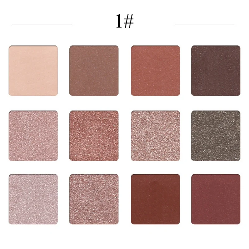 12 видов цветов мраморные оттенки палитра для макияжа глаз профессиональный