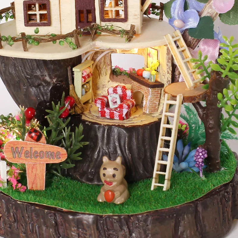 Детский Кукольный домик Song Of The Forest DIY коллекция детских игрушек для взрослых