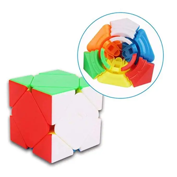 Cuber Speed Skew Stickerless Magic Cube куб пазл игрушки для детей|Головоломки| |