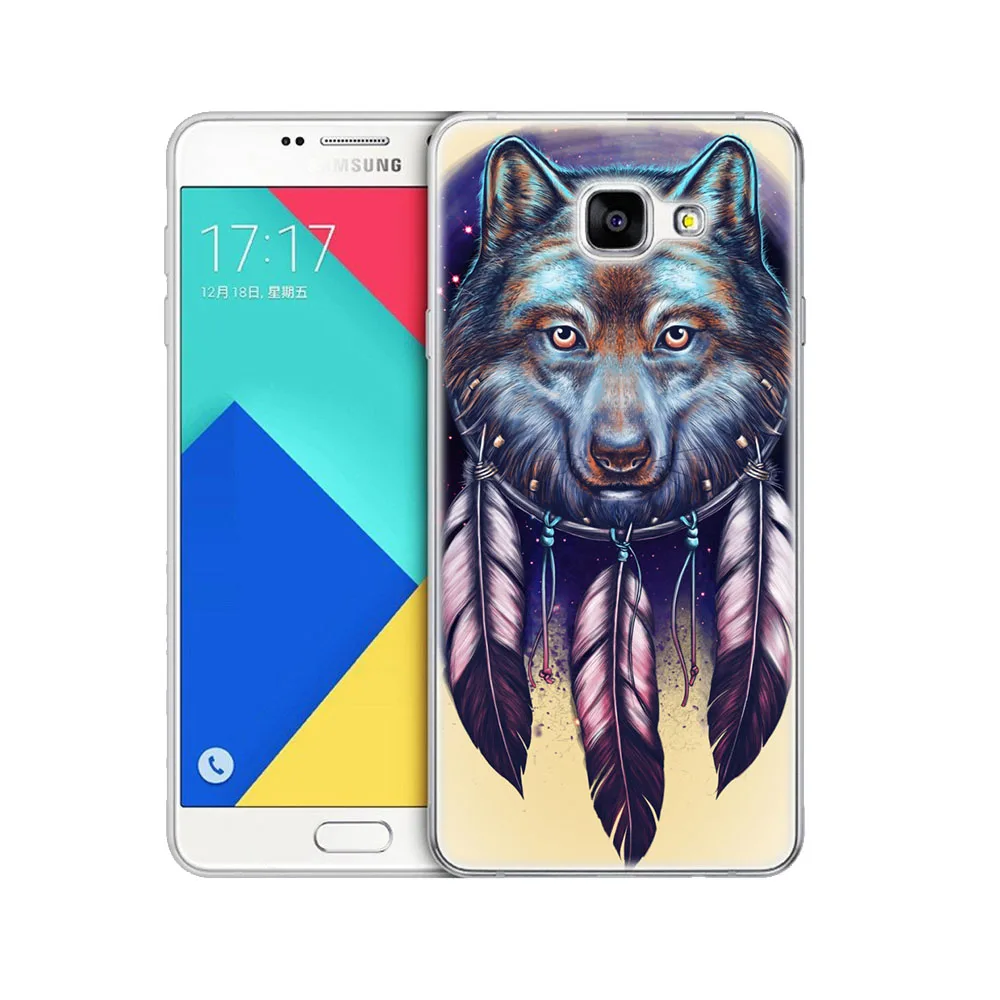 Ловец снов кошка волка совы мягкий силиконовый чехол для Samsung Galaxy S6 S7 край S8 S9 плюс
