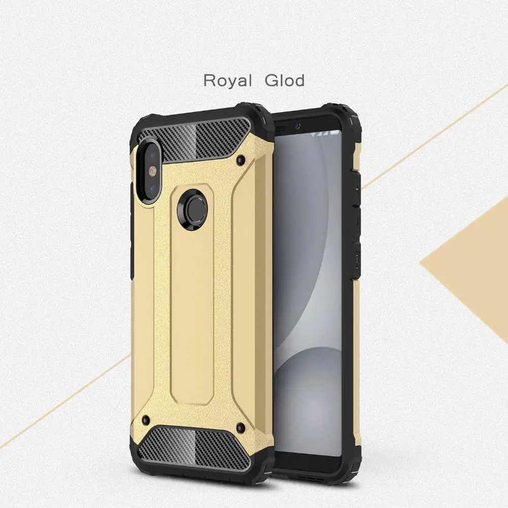 Gold Защитный чехол VRSDES для Xio mi Red mi Note 5 Pro mi 8 6X 5X A1 A2, силиконовый чехол+ PC чехол Xio mi Red mi 6 6A S2 5 Plus Note 6 Pro - Цвет: Gold