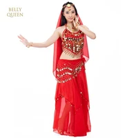 bellydance costume bollywood dance set oriental clothing female indian dance dress sexy women bollydancer wear 5pcsset