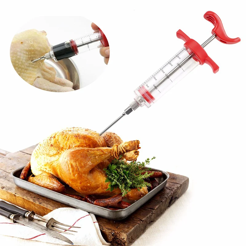 Высококачественный Профессиональный инжектор маринада для мяса шприц со вкусом