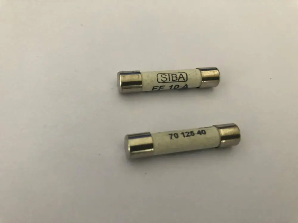 Керамический предохранитель SIBA 6 3x32 мм FF315mA FF500mA FF630mA FF10A FF16A 1000 В DMI-предохранитель