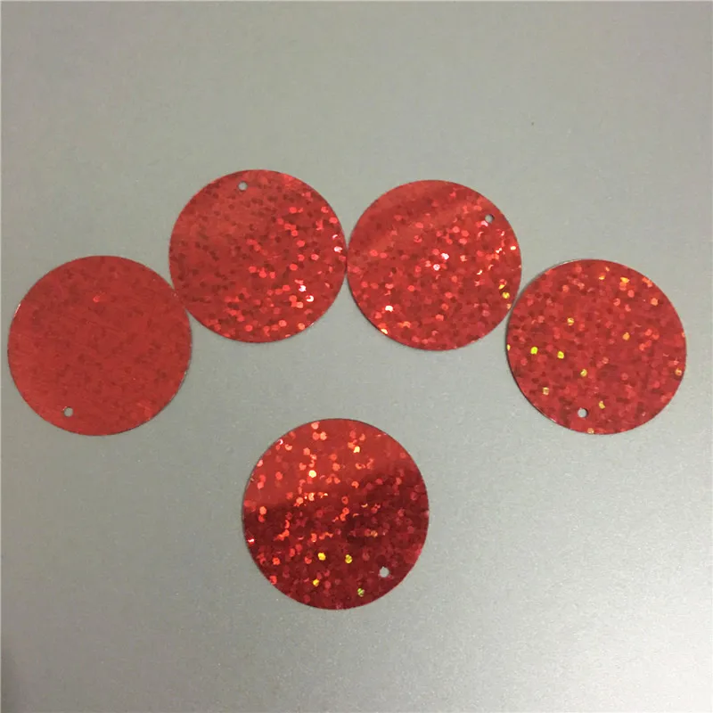 200 шт. большие круглые лазерные/Голографические блестки 9 цветов 30 мм ПВХ плоские