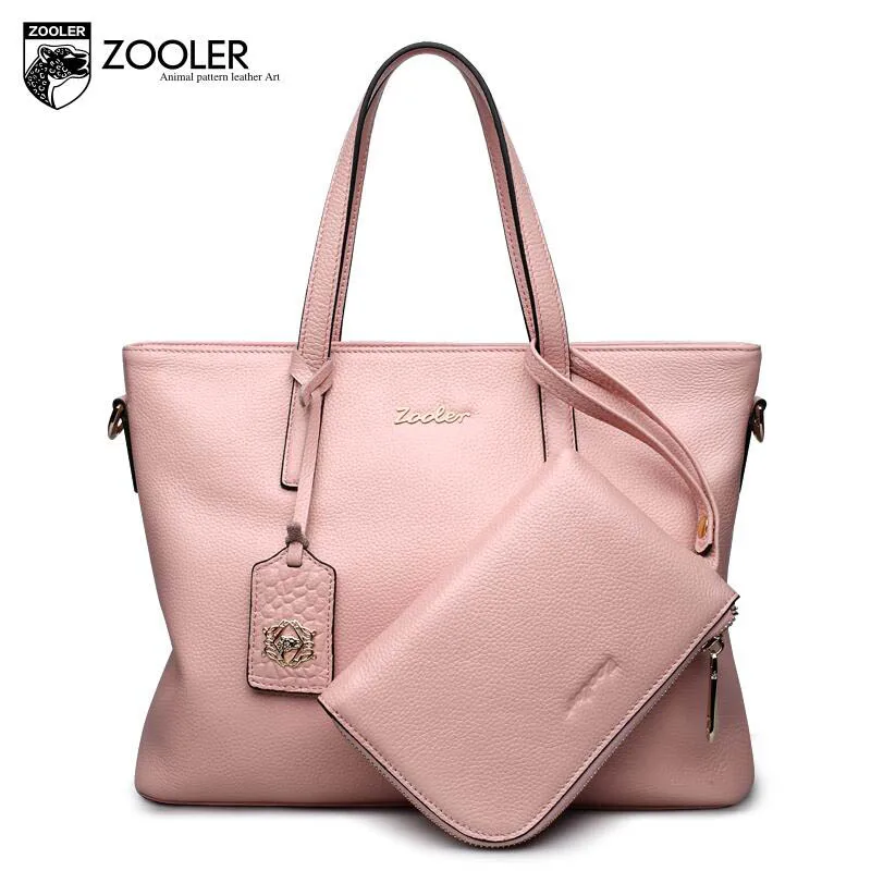 Zooler натуральная кожа сумка Новинка 2017 сплошной цвет женская большая емкость |