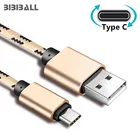 20 см 2m 3M USB кабель для передачи данных типа C USB кабель для зарядного устройства для Xiaomi mi 9 A2 A1 mix 2S, huawei p20 lite рro нейлоновый быстрой зарядки происхождения длинный провод