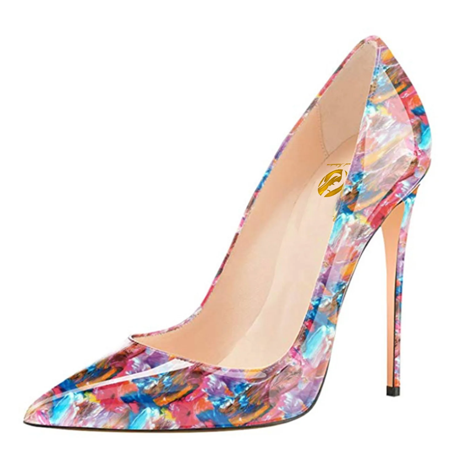 

Original Intention Women Pumps Colorful Elegant High Heels Shoes Woman Stiletto Wedding Dress Party Dance Ladies Shoes Size 4-16