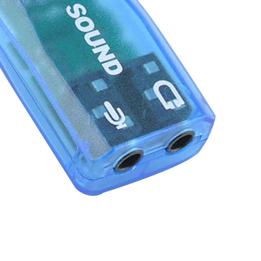 

New USB Sound Card External 5.1-Channel w/3.5mm Headphone and Microphone Jack Interface Computer Stereo Mic Audio USB Converter