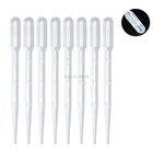 Прозрачные пипетки, 5 шт., 1 мл, 2 мл, 3 мл, одноразовые безопасные пластиковые капельки для глаз, градиентные пипетки, прозрачные пипетки