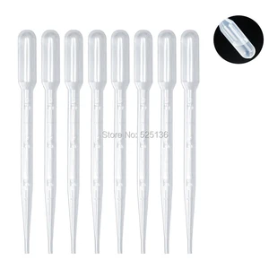 Прозрачные пипетки, 5 шт., 1 мл, 2 мл, 3 мл, одноразовые безопасные пластиковые капельки для глаз, градиентные пипетки, прозрачные пипетки