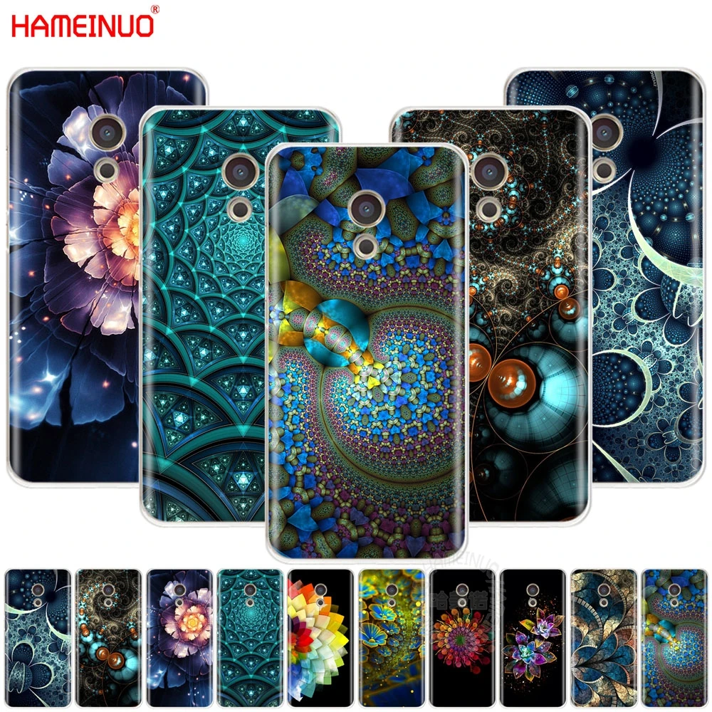 Красочная Фрактальная крышка HAMEINUO для Meizu M6 M5 M5S M2 M3 M3S MX4 MX5 MX6 PRO 6 5 U10 U20 note