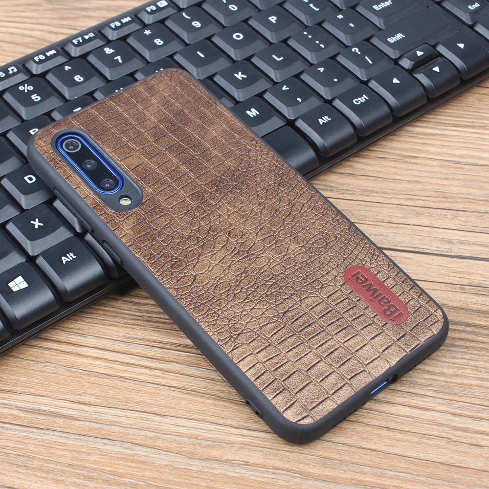 Роскошные и узором крокодиловая кожа чехол для Xiaomi Mi 9 8 SE Honor Lite накладка на заднюю