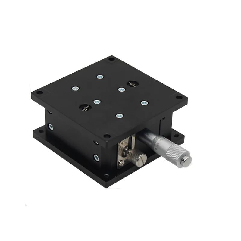 Z Axis 90*90mm Knob Micrometer Sliding stage Guide Rail Type Platform Manual Displacement Table HLZ90 | Обустройство дома