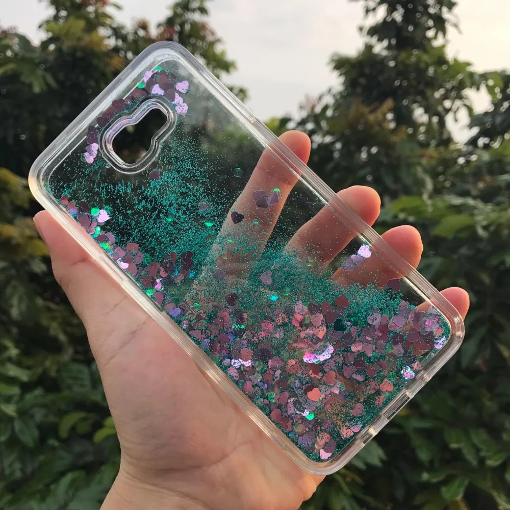 Милые сердцу звезды песок 3D прозрачная жидкость воды PC ТПУ чехол для samsung J5