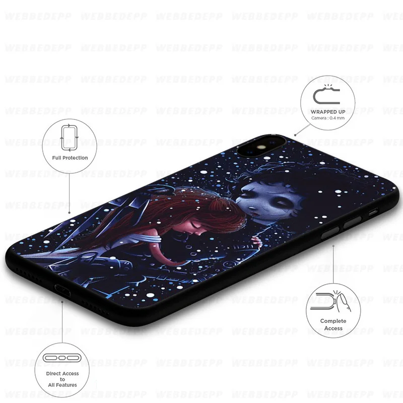 Мягкий чехол Edward Scissorhands Movie для Huawei Mate Honor 20 6A 7A 7C 7X 8 9 9X 10 View Lite Pro 30 |