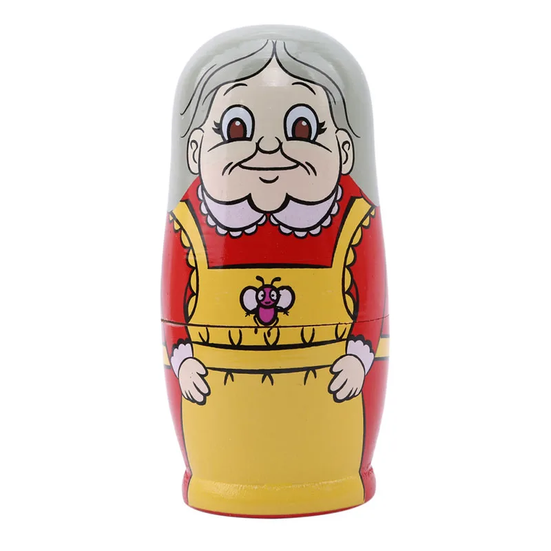 Многослойная Русская Матрешка, деревянная кукла, рождественские игрушки для детей, праздничный подарок, подарок на день рождения