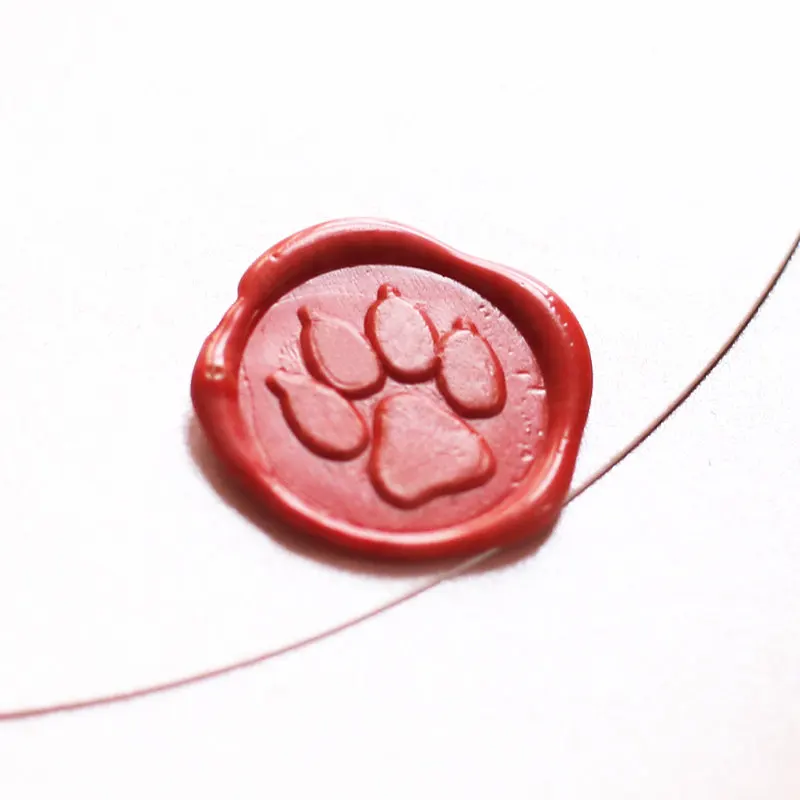 Лапа воск уплотнение штамп/уплотнения приглашения/ПЭТ запечатывания WS122|seal stamp|wax