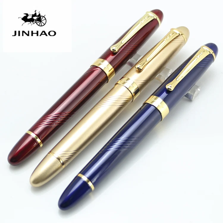 

JINHAO X450 Ручка-роллер 0,7 мм перо полностью металлический золотой зажим 22 цвета Caneta Канцтовары для офиса и школы Рождественский подарок