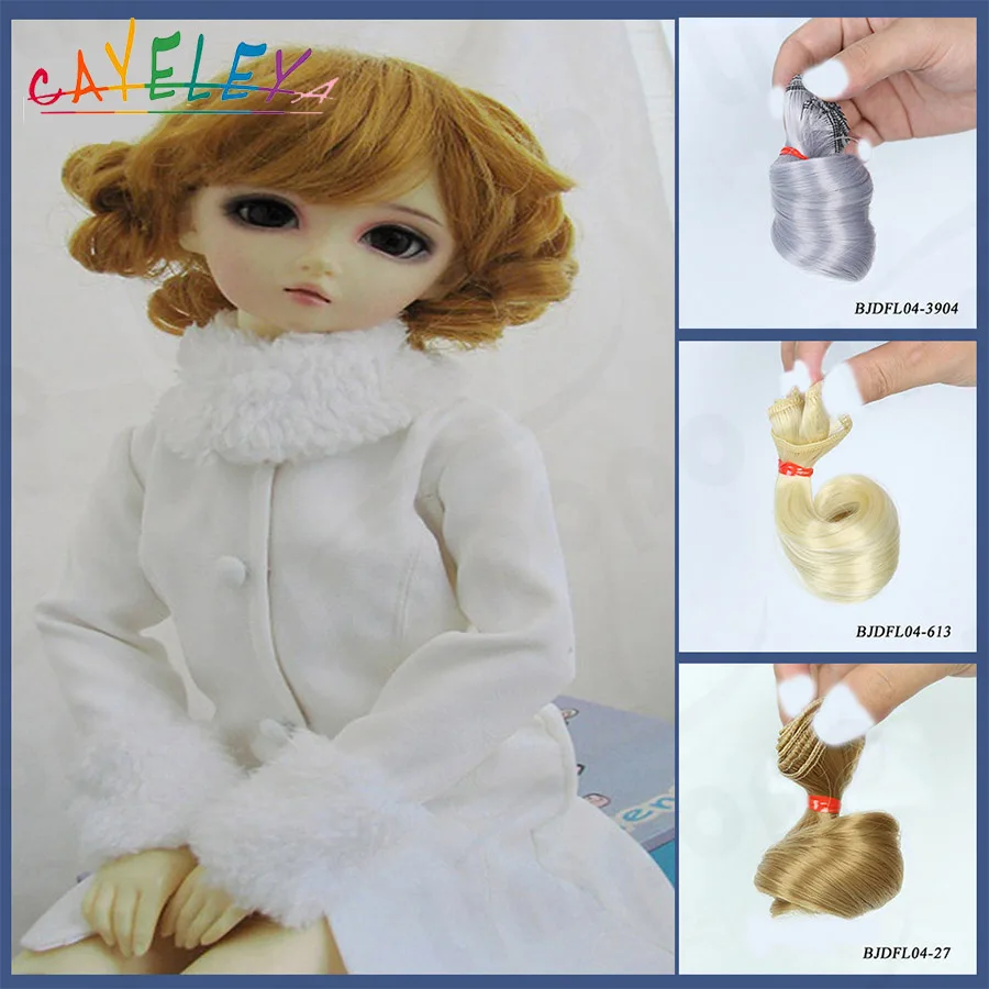 Cateleya DIY Вьющиеся Инструменты для завивки волос Bjd Кукла SD с 15*100 см и 30*100 парик