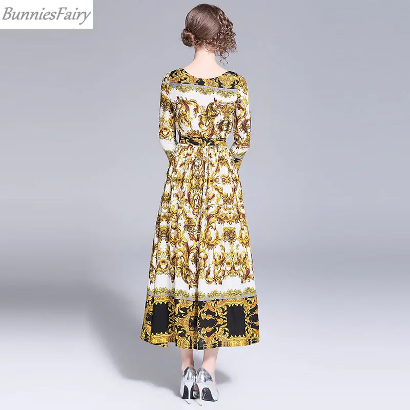BunniesFairy 2018 Осень Зима Новое женское элегантное Королевское винтажное Ретро