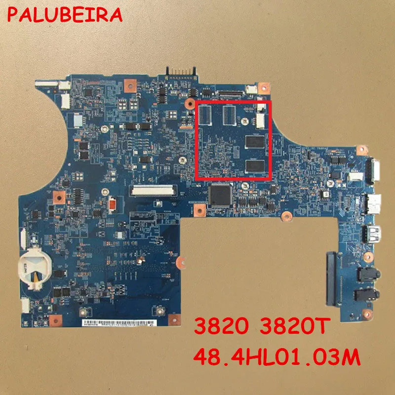 PALUBEIRA 48.4HL01.03M для acer 3820 3820TG материнская плата ноутбука HM55 100% полностью