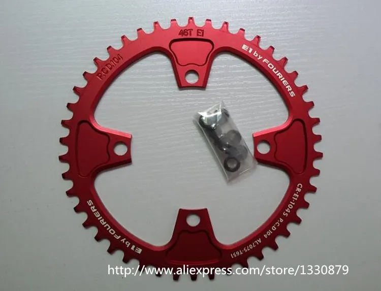 Круглая велосипедная Звездочка FOURIERS 104BCD MTB узкий широкий шатун для горного