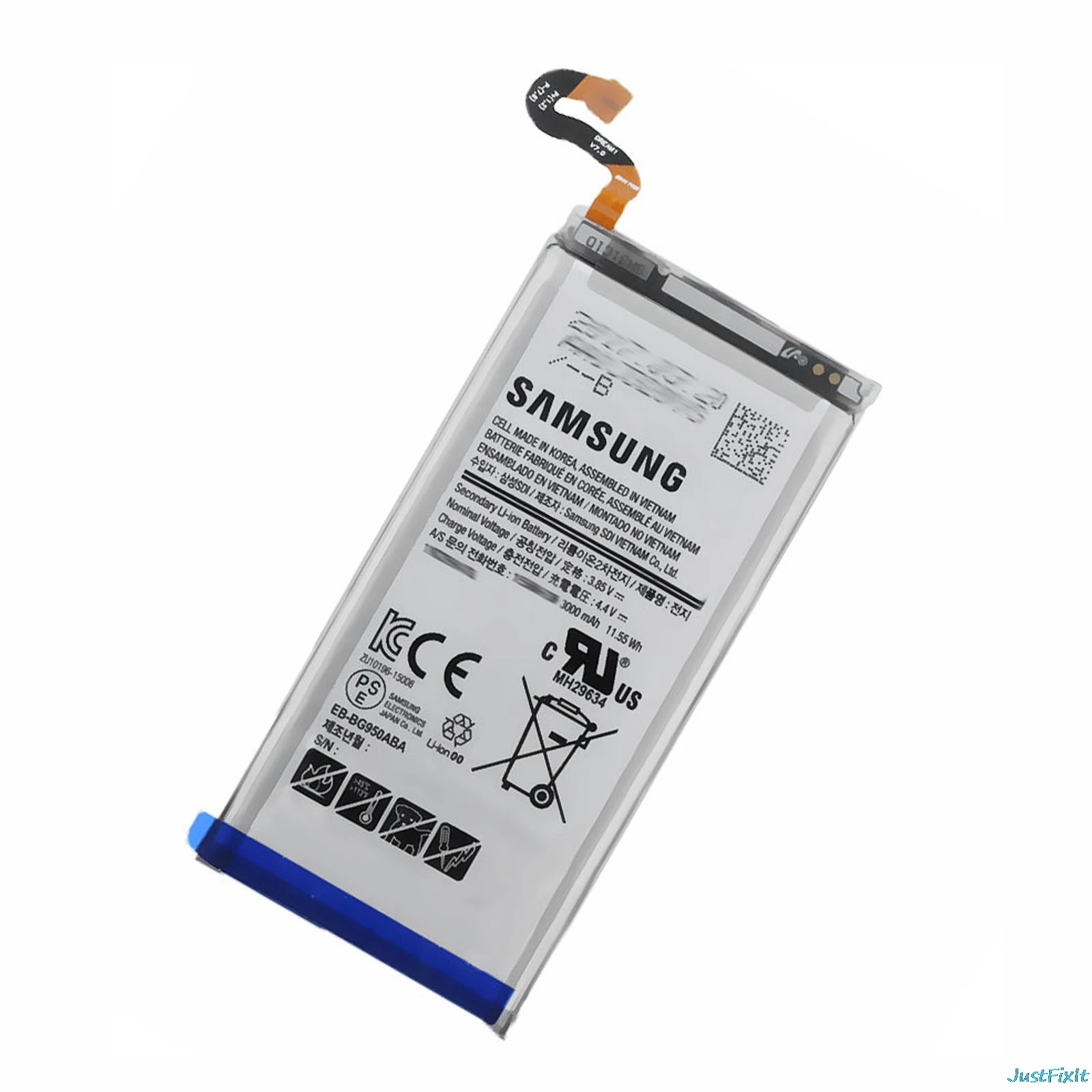 EB BG950ABE оригинальный сменный аккумулятор для samsung GALAXY S8 G950F G950U 3000 мАч|battery for
