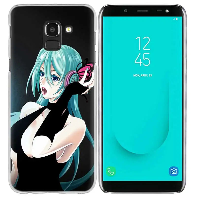 Чехол для samsung Galaxy J7 J5 J8 J6 J4 J3 J2 Plus Prime J8+ J6+ J4+ Fundas с Аниме Хацунэ Мику