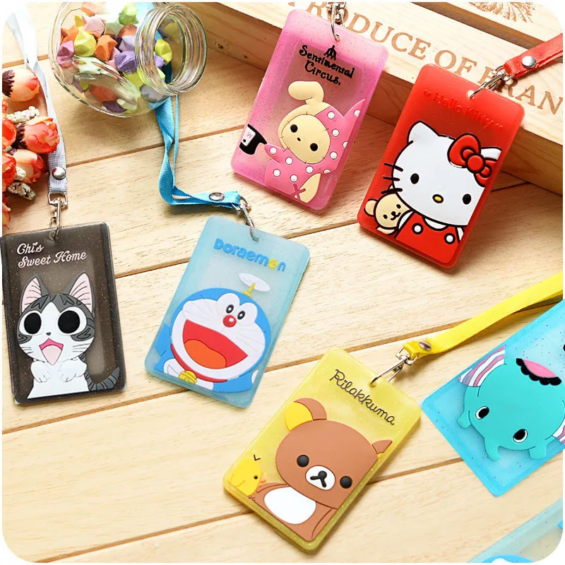 Мягкий пластиковый безопасный милый мультяшный набор карт для студентов доступ