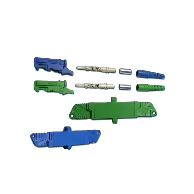 

ZHWCOMM 10PCS High quality E2000 fiber optic adapter UPC singlemode single fiber adapter flange coupling